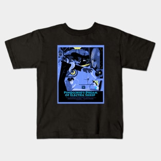 Pinocchio's Dream of Electric Sheep Kids T-Shirt